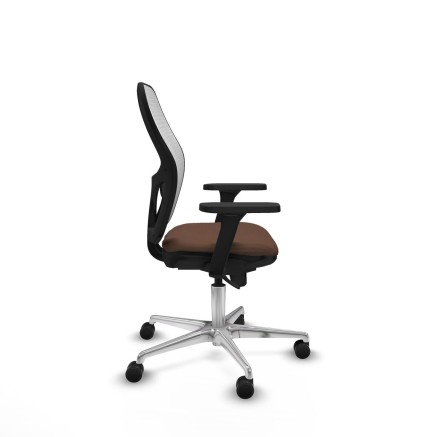 Office Chair Piqueras y Crespo 3D086N0 White Dark brown 2