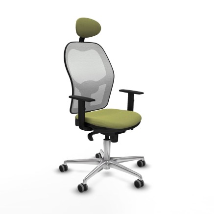 Sedia Ufficio con Poggiatesta Jorquera Piqueras y Crespo 1D086G1 Verde