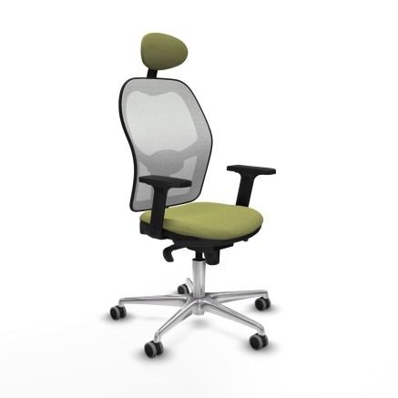 Chaise de Bureau avec Appui-tête Piqueras y Crespo 2D086G1 Vert