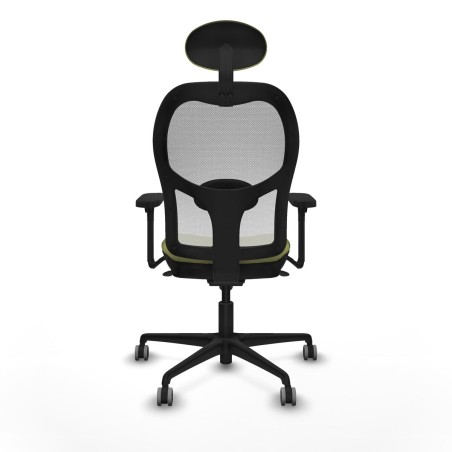 Sedia Ufficio con Poggiatesta Piqueras y Crespo 3D036G1 Verde