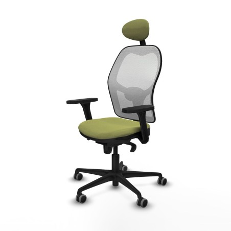 Sedia Ufficio con Poggiatesta Piqueras y Crespo 3D036G1 Verde