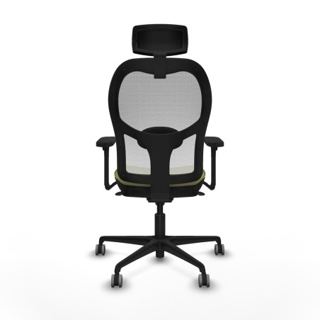 Sedia Ufficio con Poggiatesta Piqueras y Crespo 3D036G2 Verde