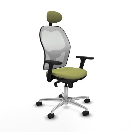 Chaise de Bureau avec Appui-tête Piqueras y Crespo 3D086N1 Vert