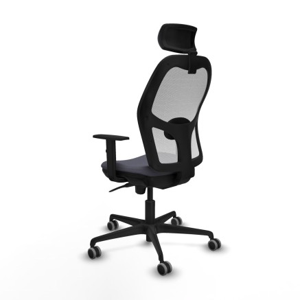 Office Chair with Headrest Piqueras y Crespo 1D036G2 Dark grey 2