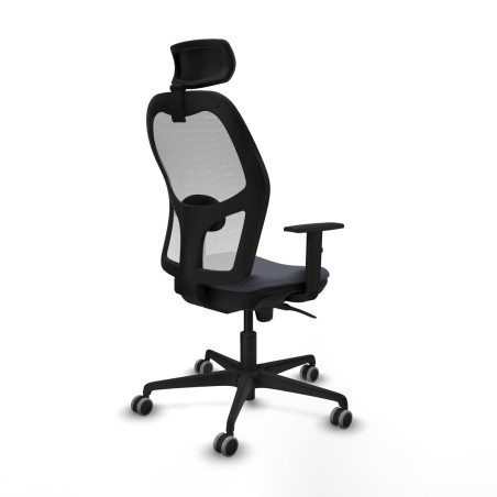 Chaise de Bureau avec Appui-tête Piqueras y Crespo 1D036G2 Gris fonc
