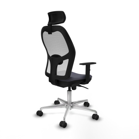 Office Chair with Headrest Piqueras y Crespo 1D086N2 Dark grey