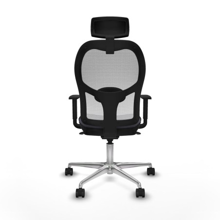 Office Chair with Headrest Piqueras y Crespo 1D086N2 Dark grey