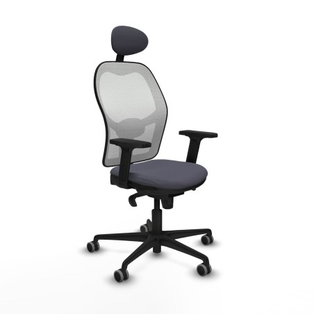 Sedia Ufficio con Poggiatesta Piqueras y Crespo 2D036G1 Grigio scuro