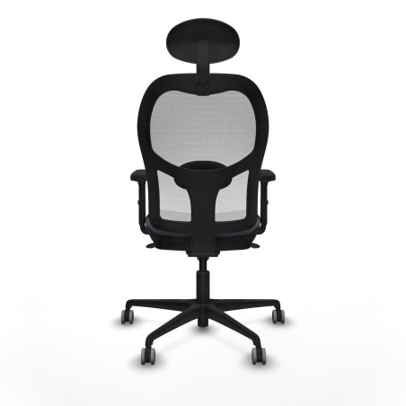 Sedia Ufficio con Poggiatesta Piqueras y Crespo 2D036G1 Grigio scuro