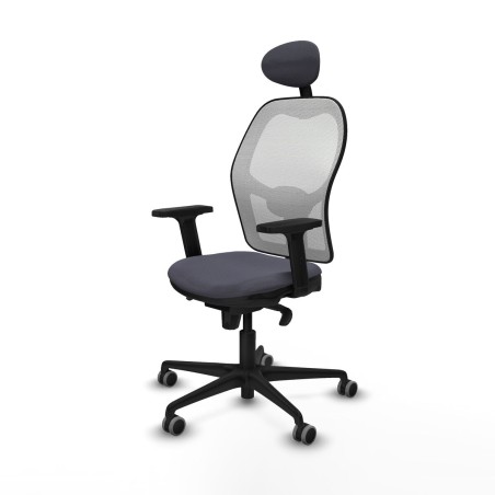 Sedia Ufficio con Poggiatesta Piqueras y Crespo 2D036G1 Grigio scuro