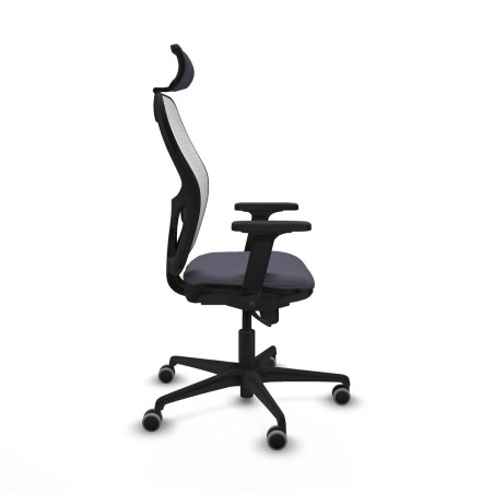 Chaise de Bureau avec Appui-tête Piqueras y Crespo 2D036G2 Gris fonc