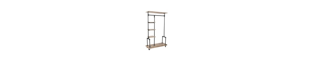 Benches with coat stand